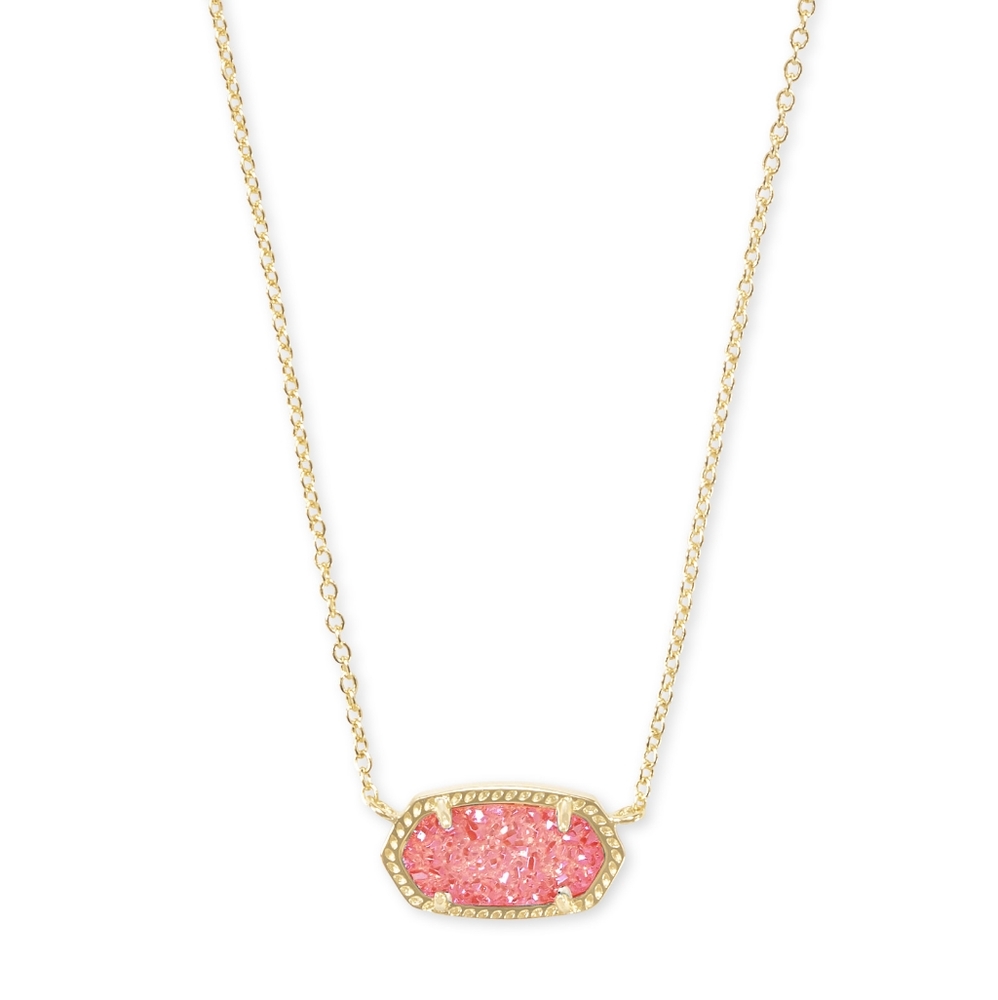 NWT Kendra Scott Elisa Gold Pendant Necklace In Co